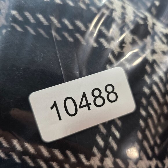 Womens Talbots Black & White Plaid Wool Blend Lined Pencil Mini Skirt Size 8 - Picture 8 of 8